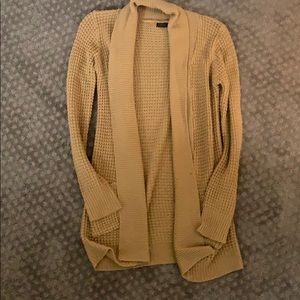 Long knit sweater cardigan with pockets